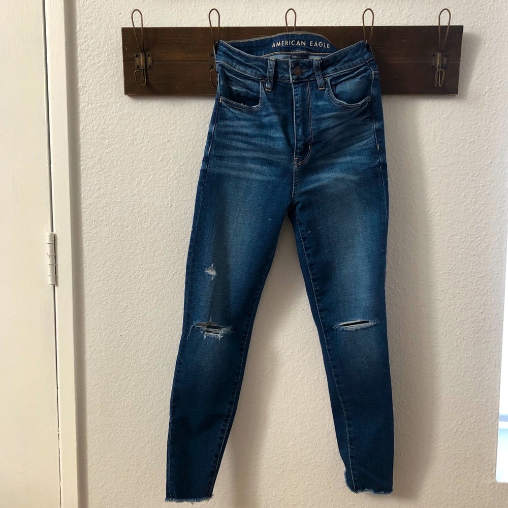 American Eagle Highest Rise Jeggings, Size 2 X-Short - Like New